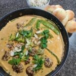 cambodian inspired beef meatball curry scaled