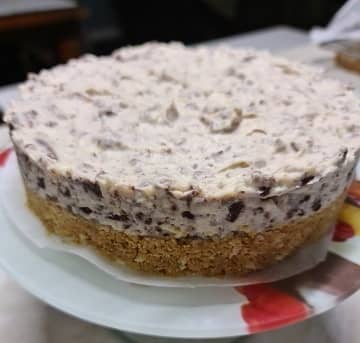 stracciatella cheesecake